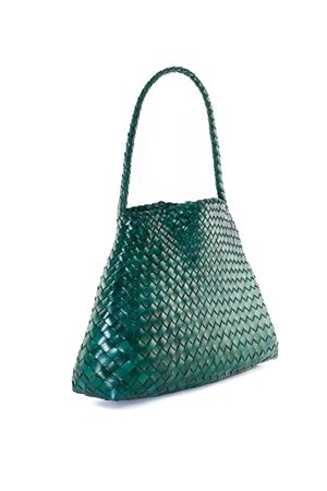 Borsa Santa Maria Mini S. Croce in pelle verde DRAGON DIFFUSION | 8700FOREST